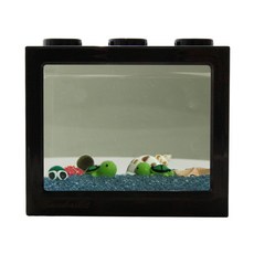 세남자바스켓 심플 바다 DIY 세트-국산 마리모(소), 검은색 블럭, 파란색 자갈, 1개