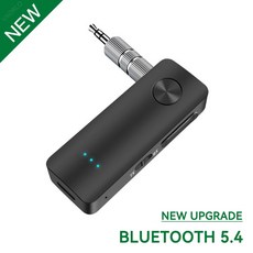 2 in 1 Bluetooth 5.4 오디오 수신기 송신기 스테레오 음악 Hansfree 통화 3.5mm AUX 잭 USB 동글 무선 어댑터 자동차 비행기 TV PC 헤드폰 스피커