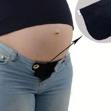 보조용품 임부복 3p 청바지 벨트 편안한 만삭 임산부 늘리기 허리 바지 확장