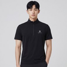 블랙야크 반팔티 남성 기능성 집업 여름 등산 경량 흡습속건