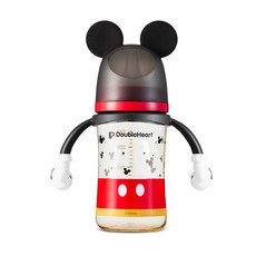 더블하트 모유실감 디즈니 젖병 PPSU 240ml (핸들)_미키, 1개, 미키 1개, 미키