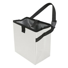 Homelove 자동차 쓰레기통 누출 방지 방수 쓰레기통 접이식 휴대용 자동 쓰레기 봉투 대용량 쓰레기통 보관 가방 다용도 자동차 정리함 걸이(라이트 그레이), Homelove 자동차 쓰레기통, 누출 방지 방수 쓰레, 화이트