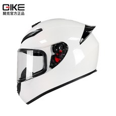 CIKE 全盔 摩托車安全帽, 碳纖紋-標配透鏡-黑鏡-防霧膜