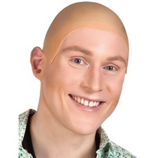 WULA烏拉 光頭頭套 台灣現貨 逼真和尚頭套 蛋頭頭套 角色扮演 萬聖節派對