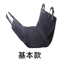 拉鍊款汽車寵物墊 後座防掉毛保潔墊 附贈寵物安全帶扣 車用寵物防髒墊, 1個, 基本款