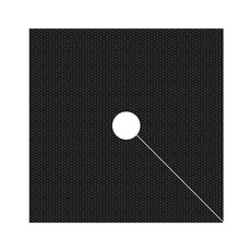 제초 매트 대형 묘목 덮개 부직포 잡초 방지시트 방초망 농업 원예용품, 1개, 2-3년사용 100장 0.6x0.6m