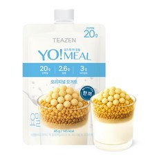 티젠 요밀 오리지널 요거트 45g x 7개입 (단백질 쉐이크), 7개