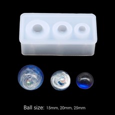 DS HQ SNASAN 실리콘 구획 에폭시 쥬얼리 수지 9MM 12MM 큐브 재료 DIY 몰드 수제 16MM 비즈, Qiu A02, Qiu-A02