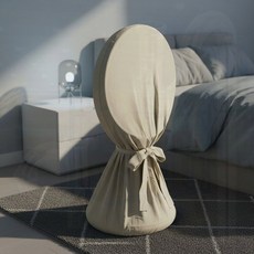 탁상용 소형 써큘레이터커버 스판 전체바닥 보관용 먼지덮개, 1개, 1jsb 선풍기커버 심플베이지