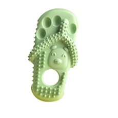 狗狗啃咬拖鞋玩具 耐咬發聲玩具, 綠色, 1個