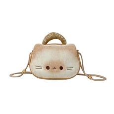 Rizhi Store 毛絨貓咪造型包, 小號:1個, 1個