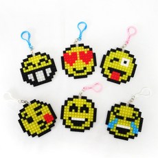 (TD) 하비디폼 야광블럭 스마일키링 만들기-1인, 4번