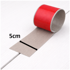 평몰딩 걸레받이몰딩 pvc몰딩 접착식 문틀 몰딩테이프, 1개, 회색나무결 5cm