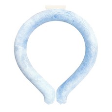 키친9단 3세대 심리스 아이스쿨링 넥쿨러 쿨넥밴드 아이스스카프 개별박스 케이스포장, 2개, 블루