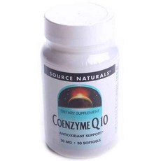 SOURCE NATURALS 輔酶Q10膠囊 30mg, 1個, 30 件