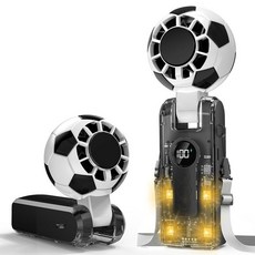 QQT 미니 휴대용 팬 4가지 속도 조절 가능한 배터리 작동 거울이 있는 USB 충전식 책상 선풍기 최대 20시간 핸드 여행 사무실 야외 여성 남성용 (블랙), Black