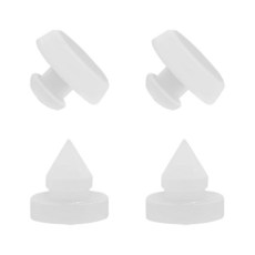 SWQS 혼다용 브레이크 페달 스톱 패드 4개 74015 브레이크 라이트 스위치 스토퍼 세트 46505-SA5-000 46904-SM4-300 교체 혼다 어코드 어큐라, SWQS 혼다용 브레이크 페달 스톱 패드 4개, 740