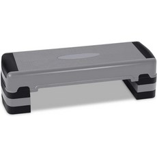 자이언텍스 35인치 에어로빅 스텝 미끄럼 방지 표면 높이 조절 가능한 6인치 - 8인치 10인치 플랫폼 운동 피트니스 장비 스테퍼 트레이너 3개의 라이저가 있는