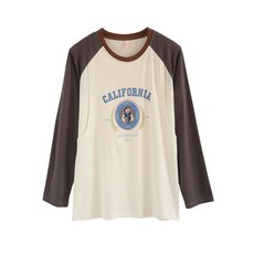 BABYSHARE時尚孕婦裝大學T熊熊印圖長袖哺乳衣 孕婦裝