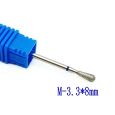 매니큐어용 다이아몬드 네일 드릴 비트 기계 액세서리 큐티클 클린 밀 커터 젤 제거 1 개, 49 239-033M