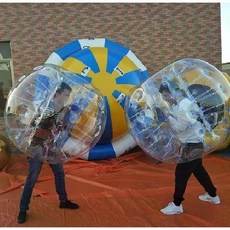 버블슈트 에어볼 레크레이션 슈트 에어바운스 스포츠 범퍼볼 야유회, A. 1.0m PVC 범퍼 볼 - 빨간색 1개, 1개