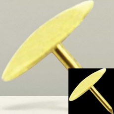 코르크보드 금색 압정 118개입 메모고정 게시판압정 압정핀 게시판핀