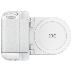 JJC 手機攝影手柄 藍芽控制 MagSafe 通用款 VLOG 手機攝影 直播 可拆遙控器, JJC MSG-P1, 白色, 1捲