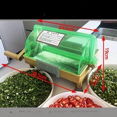 고추 수동 슬라이서 청양 야채 절단기 칼날 부속 커터기, 도형 상업용 다기능 야채 절단기, 기본 모델명/품번