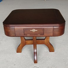 新中式實木麻將桌餐桌兩用家用多功能小戶型電動全自動麻將機茶桌, 1個, 茶之韻單桌