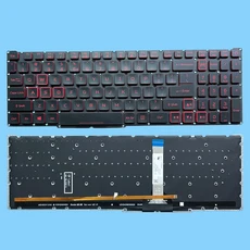 AN515-57 Acer Predator Helios 300 용 미국 RGB 백라이트 키보드, 01 RED Backlit