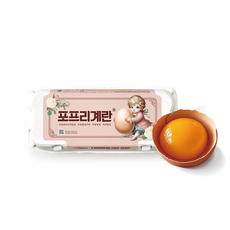 포프리 식물성 비유전자조작 곡물 급이 계란, 10구, 1개