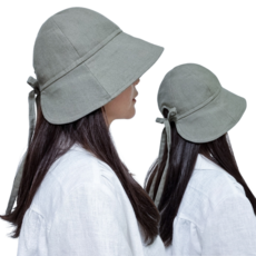 [실물패턴] 여성 성인 모자 만들기 도안, 리본 버킷햇