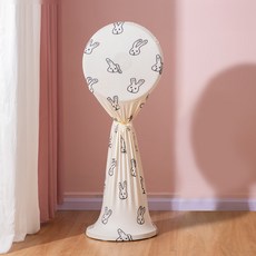 더자카 래빗 선풍기 먼지 커버, 아이보리