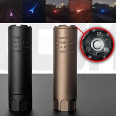 SOCOM 오토 트레이서 발광 소음기 슈어파이어 레인보우 글록 섬광 소음기, 1개, 블랙