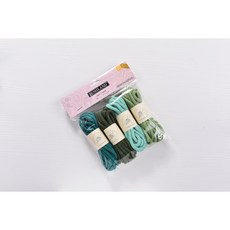 4mm 청키코드 4in1 소분 세트 위빙 앤 마크라메 팔찌 매듭 키링 뜨개 재료 부자재 로프, 1개, 08.포레스트