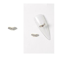 플랫 네일파츠 8x3mm 젤네일아트재료, 플랫 네일파츠 8x3mm (897)