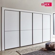 빌트 뉴로화이트 슬라이딩 붙박이장(고급)-360cm, 화이트