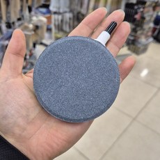 마스터피싱 마스터 더블 에어 스톤 원형 세라믹 기포기돌, 1개, 다크그레이, 더블에어스톤