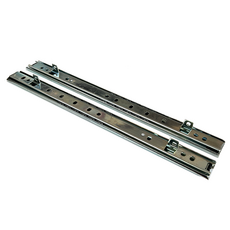 철부자 2단레일 날개형 서랍 서랍장 간편교체 볼레일 서랍레일 하단받침레일, 3개, 450mm