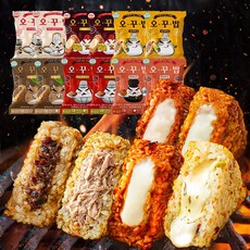 오꾸밥 오븐에 구운 주먹밥 12봉 6종 옵션 소불2+참치2+불닭2+로제2+김치2+까치2, 1세트, 100g