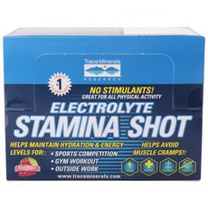 TRACE MINERALS RESEARCH Electrolite Stamina 漿果味, 12瓶, 1盒