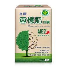杏輝 睿憶記 膠囊 AIE2專利濃縮成分 國家認證, 綠色--效期：29年, 1個裝