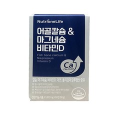 뉴트리원 어골칼슘 마그네슘 비타민D 60정, 1개