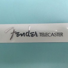 펜더 텔레캐스터 기타 헤드 로고에 맞는 금속 라벨 DIY 일렉트릭 로고 스티커 뜯어낼 수 필름 은색 2329709, 펜더 텔레캐스터 기타 헤드 로고에 맞는 금속 라벨 DI
