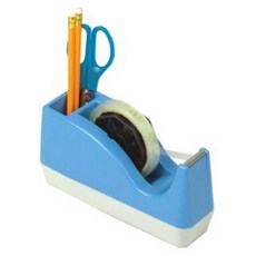 力大牌ABEL 03926雙色膠帶台TD120 膠帶台 大膠帶, 1個, 藍