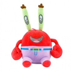 스폰지밥 베이비 인형 베이비 집게사장 캐릭터 봉제인형, 핫트랙스 스폰지밥 베이비 인형 집게사장(WFB4290)