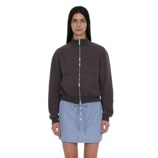 [파르티멘토] WOMEN PWC 코튼 트랙 저지 탑_차콜