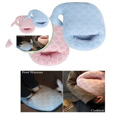 쌍문상회 발히터 쿠션 발난로 돌고래USB온열발난로 USB발난로 USB온열발난로 40872EA, 블루