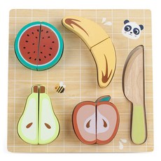 제사오스토어 원목 과일썰기퍼즐 그림맞추기 어린이집교구 사회성발달 아이두뇌발달