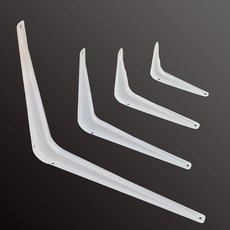 스틸 기억자 선반 지지대 벽걸이 받침 브라켓 철제선반 까치발 꺽쇠 대형, 1개, 화이트